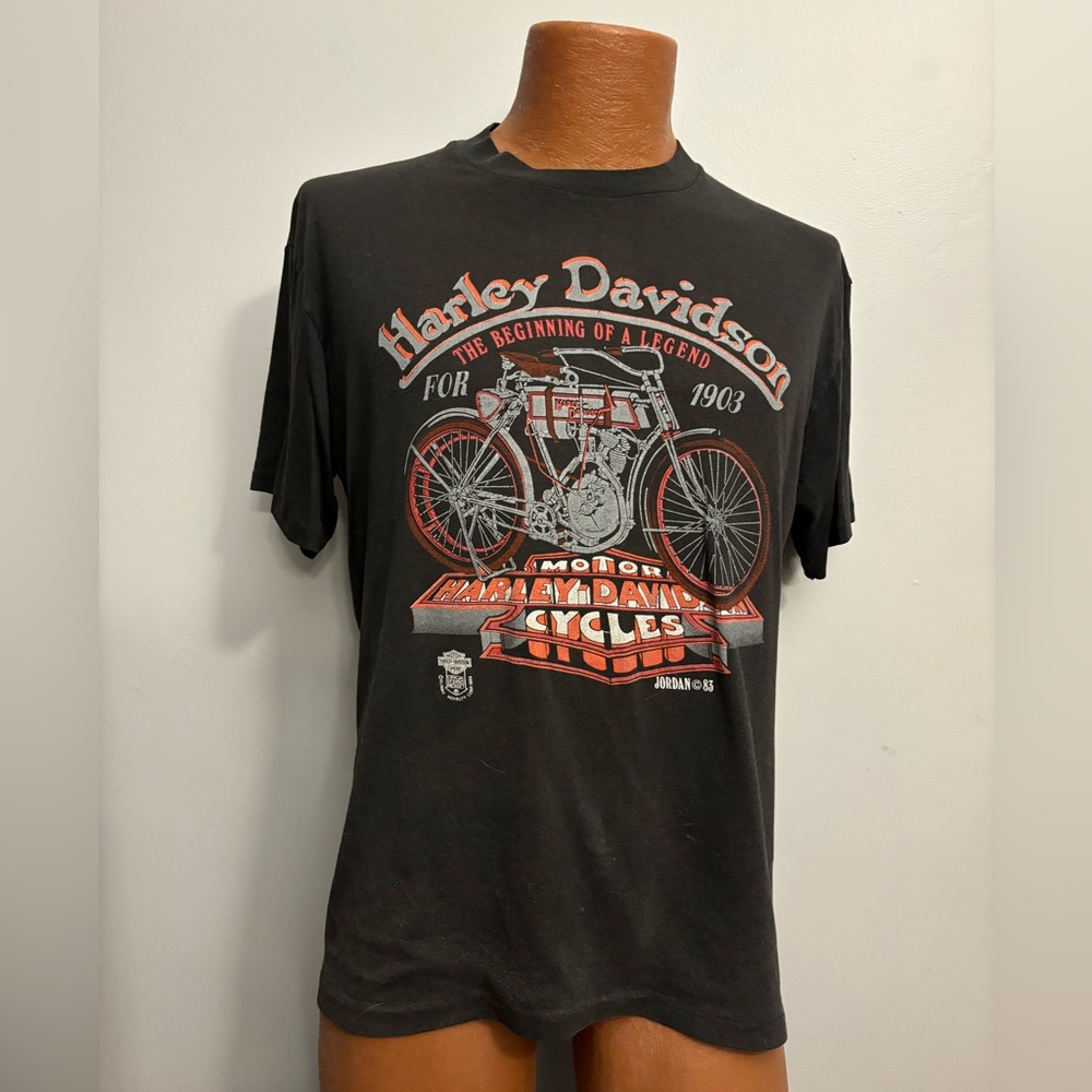 Harley Davidson 75th anniversary t-shirt Louisville worn vintage 1984 original